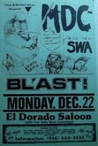 MDC / Blast! / SWA / Identity Crysis / Synakl on Dec 22, 1986 [724-small]
