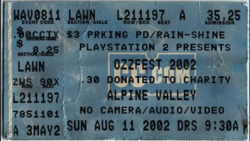 PlayStation 2 Presents: Ozzfest 2002 on Aug 11, 2002 [854-small]