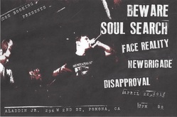 Soul Search / Face Reality / Beware / New Brigade / Dissaproval on Apr 23, 2012 [863-small]