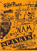 Raw Power / Dayglo Abortions / Dehumanizers / Jawbreakers / N.A.M. on Oct 26, 1986 [887-small]