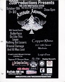 LEVEE / Butterface / Nothing But Losers / Kranial Damage / And All Was Lost / Go Like This on Oct 19, 2008 [316-small]