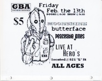 Butterface / Peaceable Jones / Moonshine on Feb 13, 2009 [341-small]