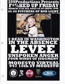 LEVEE / In the Absence / 3 Dead In Washington on Mar 27, 2009 [349-small]