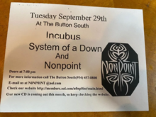 System of a Down / Incubus / Nonpoint on Sep 29, 1998 [450-small]