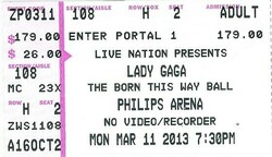 Lady Gaga (*Show Canceled) on Mar 11, 2013 [665-small]