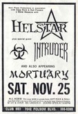 Helstar / Intruder / Mortuary on Nov 25, 1989 [735-small]