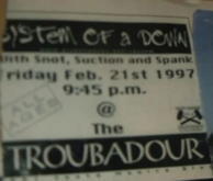 System of a Down / Snot / Suction / Spank on Feb 21, 1997 [790-small]
