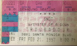 System of a Down / Snot / Suction / Spank on Feb 21, 1997 [791-small]