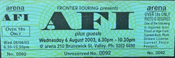 AFI on Aug 6, 2003 [914-small]