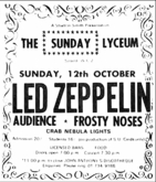 Led Zeppelin / Audience / Frosty Noses on Oct 12, 1969 [140-small]