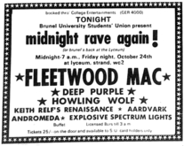 Fleetwood Mac / Deep Purple / Howlin' Wolf / Keith Relf's Renaissance / Aardvark / Andromeda on Oct 24, 1969 [150-small]