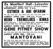 The Kinks / The Tremeloes / The Herd on Apr 14, 1968 [153-small]