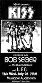 KISS / Bob Seger and the Silver Bullet Band / UFO / Felix Pappalardi on Jul 21, 1976 [174-small]