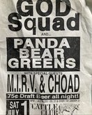 God Squad / Panda Bear Greens / M.I.R.V. / Choad on Jul 1, 1995 [324-small]