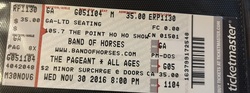 "KPNT 105.7 The Point's Ho Ho Show" / Band of Horses / The Shelters on Nov 30, 2016 [806-small]