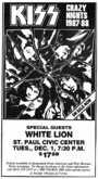 Kiss  / White Lion on Dec 1, 1987 [872-small]