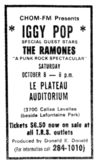 Iggy Pop / Ramones on Oct 8, 1977 [579-small]
