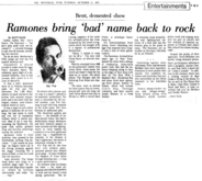 Iggy Pop / Ramones on Oct 8, 1977 [580-small]