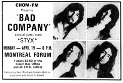 Bad Company / Styx on Apr 19, 1976 [702-small]