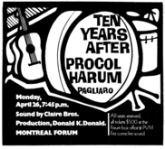 Ten Years After / Procol Harum / Pagliaro on Apr 26, 1971 [713-small]