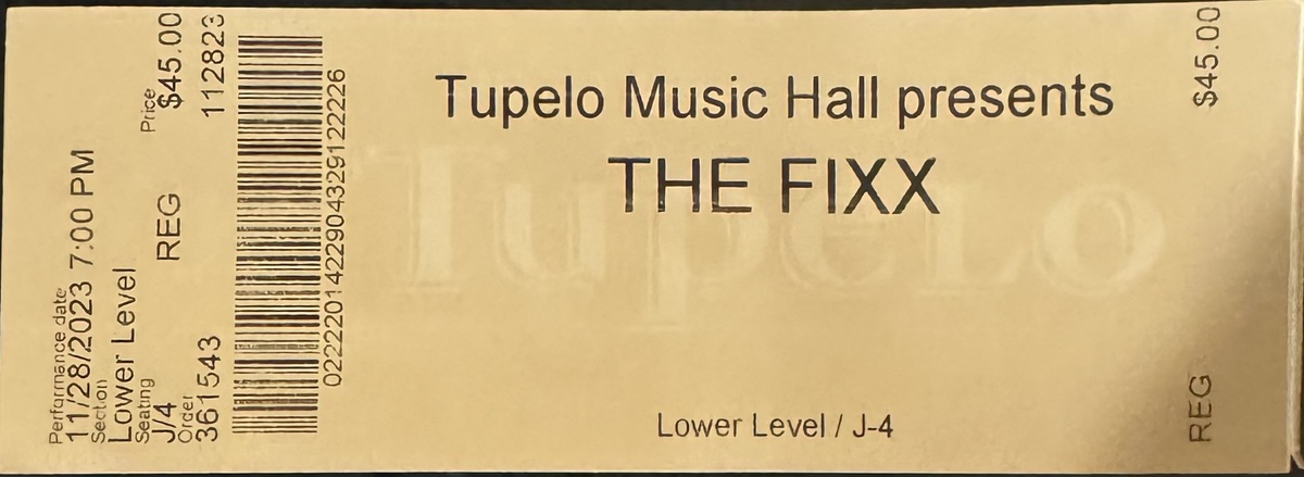 The Fixx Concert & Tour History | Concert Archives