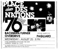 Bachman-Turner Overdrive / Pagliaro on Aug 25, 1976 [749-small]