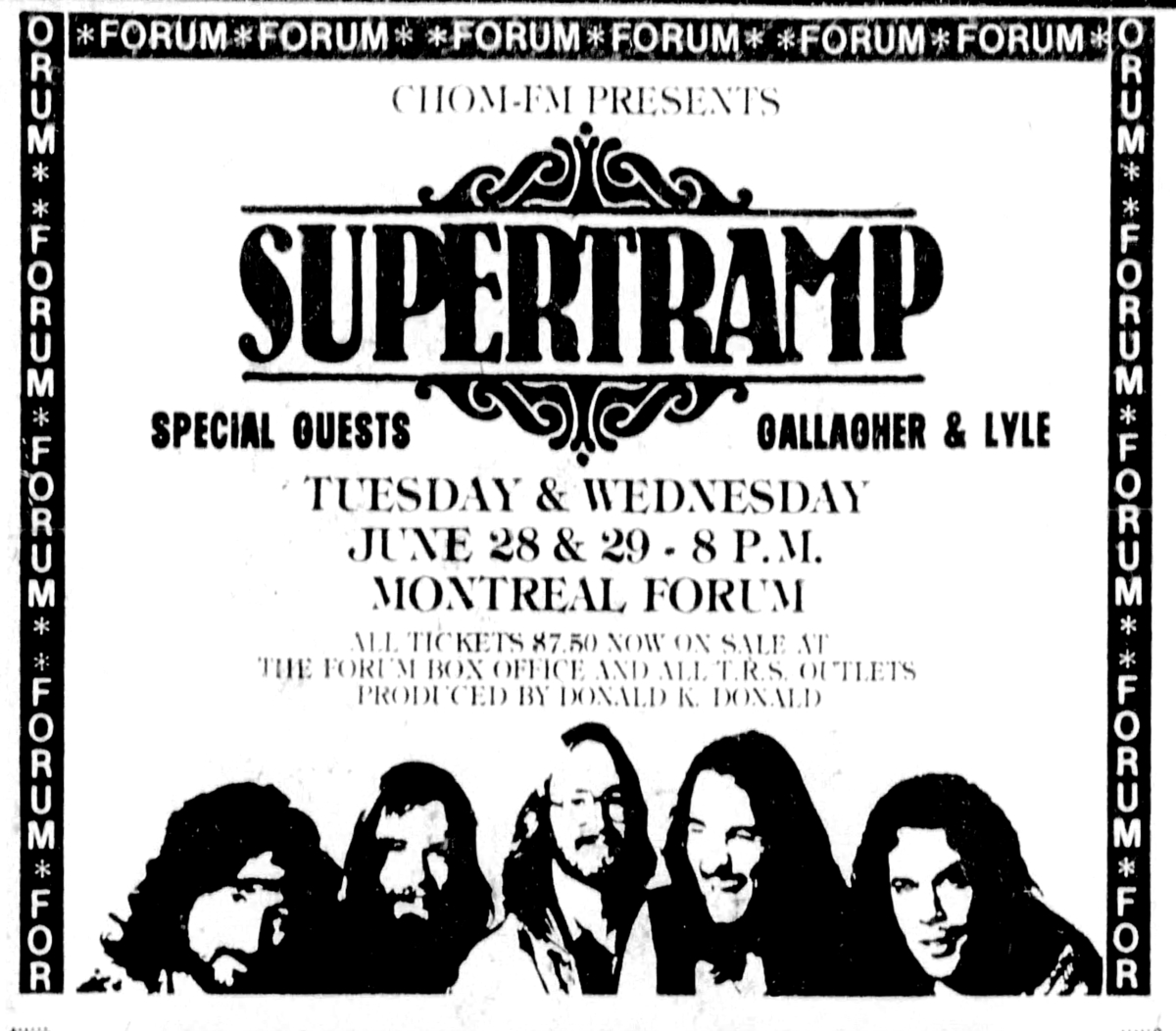 Supertramp Concert & Tour History Concert Archives