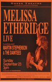 Melissa Etheridge / Martin Stephenson & The Daintees on Sep 23, 1990 [941-small]