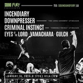 Incendiary / Downpresser / Criminal Instinct / Eyes of the Lord / Vamarcha / Gulch on Jan 18, 2020 [113-small]