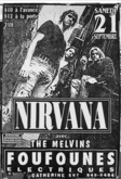 Nirvana / Melvins on Sep 21, 1991 [357-small]