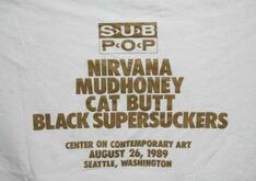 Nirvana / Mudhoney / cat butt / Black Supersuckers on Aug 26, 1989 [630-small]