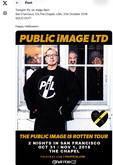 Public Image Ltd on Oct 31, 2018 [878-small]