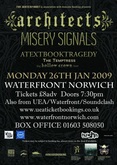 Architects (UK) / Misery Signals / A Textbook Tragedy / The Temptress on Jan 26, 2009 [094-small]