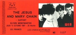 The Jesus & Mary Chain / Dominic Sonic on Oct 15, 1987 [555-small]