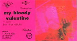 My Bloody Valentine / The Little Rabbits on Mar 17, 1992 [578-small]