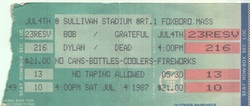 Grateful Dead / Bob Dylan on Jul 4, 1987 [133-small]
