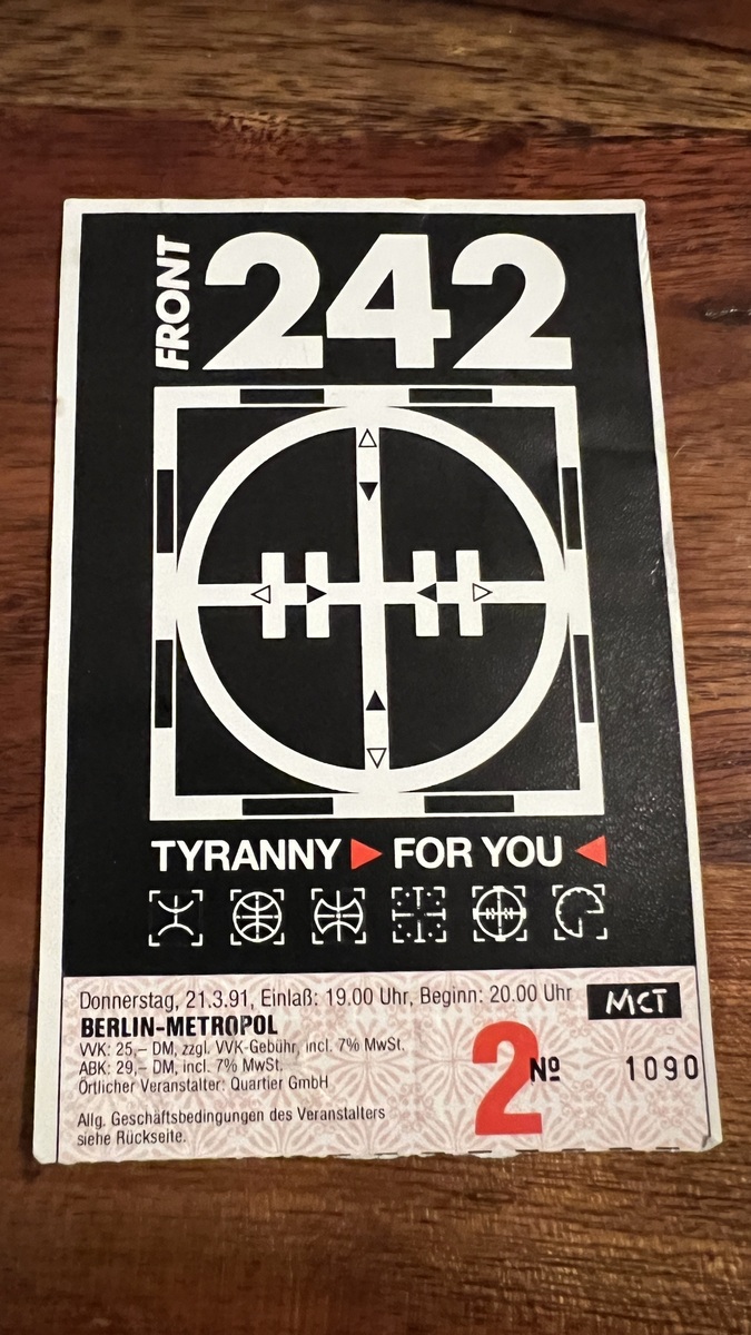 Front 242 Concert & Tour History (Updated for 2024 2025) Concert