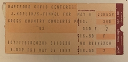 U2 / Lone Justice on May 8, 1987 [465-small]