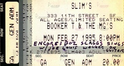 Booker T. & The MG’s on Feb 27, 1995 [963-small]