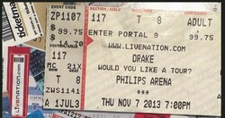 Drake - Would You Like A Tour (WYLAT), tags: Miguel, Drake, Future, Rocko, Atlanta, Georgia, United States, Ticket, Philips Arena - Drake / Future / Miguel / Rocko on Nov 7, 2013 [984-small]