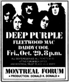 Deep Purple / Fleetwood Mac / Daddy Cool on Oct 29, 1971 [088-small]
