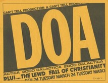 D.O.A. / The Lewd / Fall of Christianity on Mar 24, 1981 [106-small]