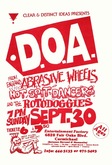D.O.A. / Abrasive Wheels / Hot Spit Dancers / Danny Poo and the Rotodogies on Sep 30, 1984 [108-small]