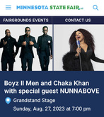 Boyz II Men / Chaka Khan / Nunnabove on Aug 27, 2023 [151-small]