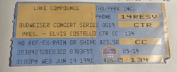Elvis Costello / The Replacements on Jun 19, 1991 [809-small]