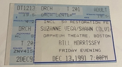Suzanne Vega / Shawn Colvin / Bill Morrissey on Dec 13, 1991 [813-small]