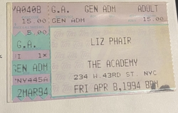 Liz Phair / The Raincoats on Apr 3, 1994 [833-small]