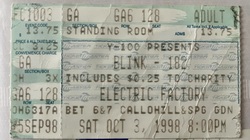 blink-182 / Assorted Jellybeans / Unwritten Law on Oct 3, 1998 [098-small]