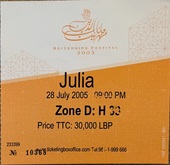 Julia Boutros on Jul 28, 2005 [321-small]