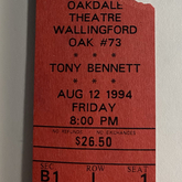 Tony Bennett with Ralph Sharon Trio on Aug 12, 1994 [355-small]